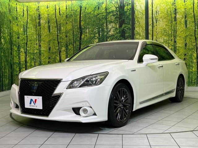 クラウンハイブリッド アスリートS ブラックスタイル 純正8型ナビ 全周囲カメラ 衝突被害軽減システム レザーシート 前席シートエアコン コーナーセンサー スマートキー HIDヘッド ビルトインETC クルコン 純正18インチアルミ オートライト(23枚目)