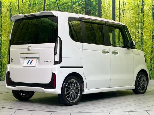 N-BOXカスタム ターボ 純正9型ナビ 両側電動ドア バックカメラ 衝突軽減装置 レーダークルーズ シートヒーター コーナーセンサー レーンキープ LEDヘッド ETC オートハイビーム 車線逸脱警報 誤発進抑制機能(17枚目)