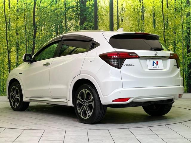 ヴェゼル ハイブリッドＺ・ホンダセンシング　後期　純正８型ナビ　バックカメラ　衝突軽減　レーダークルーズ　半革シート　シートヒーター　コーナーセンサー　純正１７インチＡＷ　スマートキー　ＬＥＤヘッド　オートライト　ＥＴＣ　ルーフレール（26枚目）