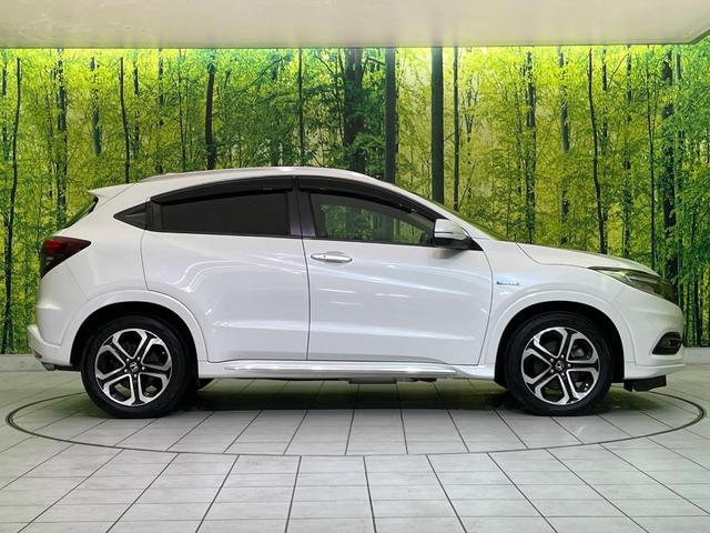 ヴェゼル ハイブリッドＺ・ホンダセンシング　後期　純正８型ナビ　バックカメラ　衝突軽減　レーダークルーズ　半革シート　シートヒーター　コーナーセンサー　純正１７インチＡＷ　スマートキー　ＬＥＤヘッド　オートライト　ＥＴＣ　ルーフレール（27枚目）