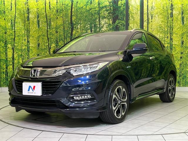 ヴェゼル ハイブリッドZ・ホンダセンシング 純正ナビ バックカメラ レーダークルーズ ハーフレザーシート スマートキー ETC シートヒーター LEDヘッド 純正17インチAW 車線逸脱警報 オートライト デュアルオートエアコン パドルシフト(24枚目)