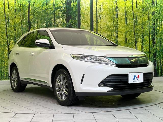 ハリアー プレミアム　後期　ＢＩＧＸ９型ナビ　バックカメラ　衝突軽減装置　レーダークルーズ　パワーバックドア　ハーフレザーシート　コーナーセンサー　スマートキー　ＥＴＣ　オートハイビーム　車線逸脱警報　純正１８インチＡＷ（16枚目）