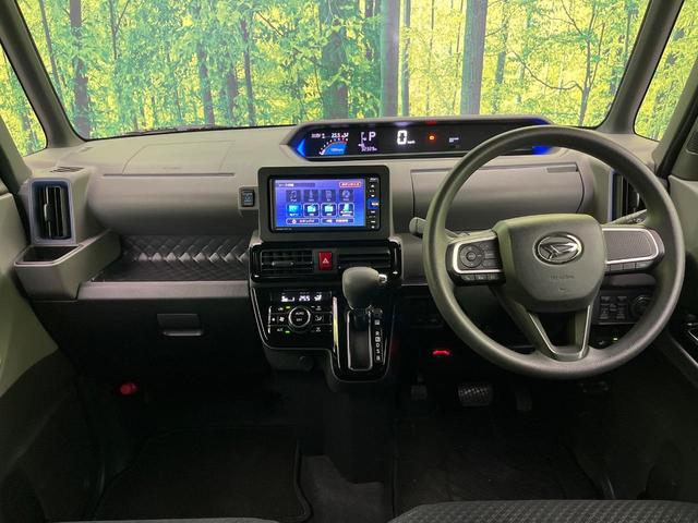 タント カスタムＸセレクション　両側電動ドア　純正ナビ　全周囲カメラ　衝突軽減装置　半革シート　コーナーセンサー　スマートキー　ＬＥＤヘッド　ＥＴＣ　誤発進抑制機能　純正１４インチＡＷ　オートハイビーム　ステアリングスイッチ（2枚目）