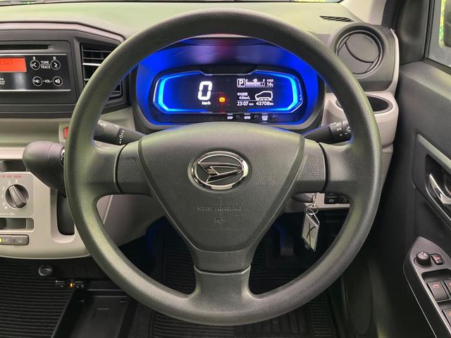 ミライース Ｘ　ＳＡＩＩＩ　衝突軽減　コーナーセンサー　ＬＥＤヘッド　オートハイビーム　ＥＴＣ　車線逸脱警報　誤発進抑制機能　先行車発進告知機能　純正オーディオ　ドアバイザー　プライバシーガラス　バニティミラー（11枚目）