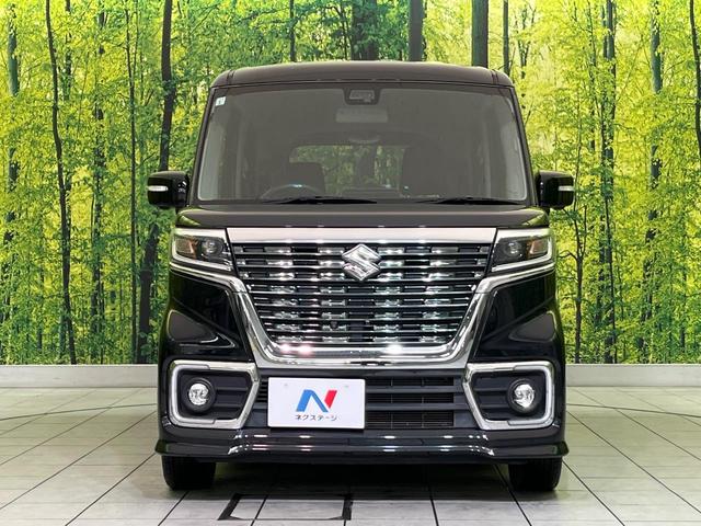 スペーシアカスタム ハイブリッドXS 純正8型ナビ 全周囲カメラ 両側電動ドア 衝突軽減 シートヒーター コーナーセンサー スマートキー LEDヘッド オートハイビーム 車線逸脱警報 オートエアコン オートライト Bluetooth接続(14枚目)