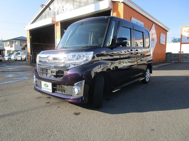 タント カスタムＸ　スマートセレクションＳＡ　４ＷＤ　社外フルセグＴＶナビ　スマートアシスト　左オートスライドドア　エコアイドル　ミラクルオープンドア　ＬＥＤライト＆フォグランプ（3枚目）