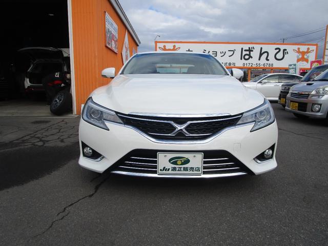 マークＸ プレミアム　Ｆｏｕｒ　４ＷＤ　純正フルセグＴＶナビ　プッシュスタート　ドラレコ前後　ビルトインＥＴＣ　運転席助手席パワーシート　シートヒーター（2枚目）