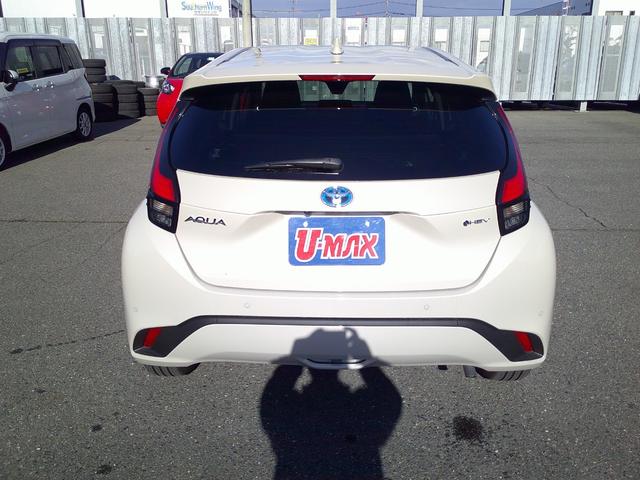 アクア Ｚ　試乗車・禁煙車・ワンオーナー・ディスプレイオーディオ・フロントカメラ・サイドカメラ・バックカメラ・寒冷地仕様・１００Ｖ電源・１５００Ｗ・アルミ（28枚目）