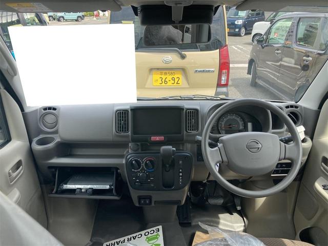 ＮＶ１００クリッパーバン ＤＸ　ＧＬパッケージ　４ＷＤ　届出済未使用車　クリアランスソナー　レーンアシスト　衝突被害軽減システム　両側スライドドア　オートライト　キーレスエントリー　アイドリングストップ　電動格納ミラー　ＡＴ　記録簿（16枚目）