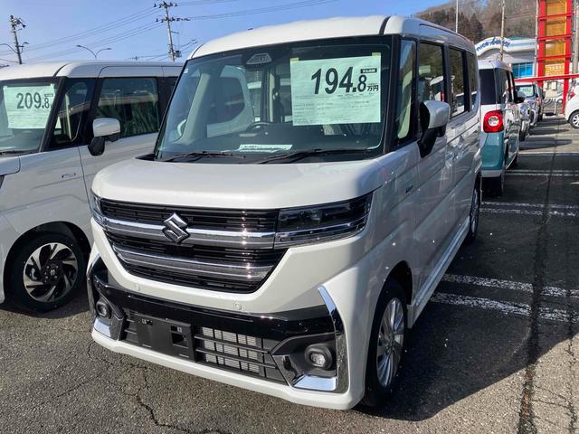 スペーシアカスタム ハイブリッドＧＳ　４ＷＤ　両側スライド・片側電動　クリアランスソナー　オートクルーズコントロール　レーンアシスト　衝突被害軽減システム　オートライト　ＬＥＤヘッドランプ　スマートキー　アイドリングストップ（12枚目）