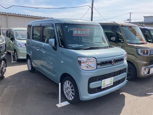 スペーシア ハイブリッドＧ　４ＷＤ　両側スライドドア　ナビ　ＴＶ　オートライト　スマートキー　アイドリングストップ　シートヒーター　ベンチシート　ＣＶＴ　盗難防止システム　ＡＢＳ　ＥＳＣ　ＣＤ　ＤＶＤ再生　ＵＳＢ（16枚目）
