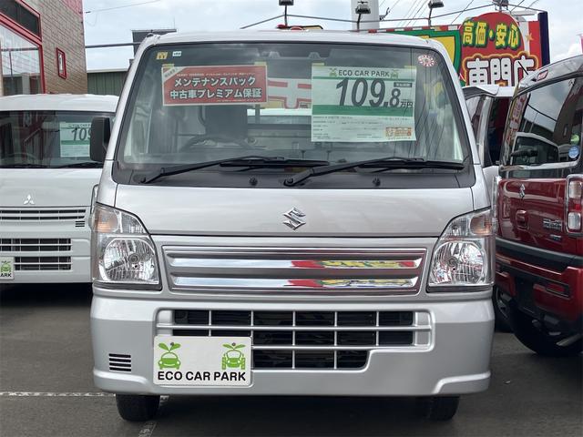 キャリイトラック ＫＣ　４ＷＤ　ＡＴ　衝突被害軽減システム　レーンアシスト　ＥＴＣ　オートライト　ＥＳＣ　エアコン　パワーステアリング　運転席エアバッグ　助手席エアバッグ（11枚目）