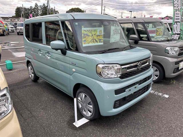 スペーシア ハイブリッドX 全周囲カメラ 両側電動スライドドア ナビ クリアランスソナー レーンアシスト オートライト スマートキー アイドリングストップ 電動格納ミラー シートヒーター ベンチシート CVT ESC USB(12枚目)