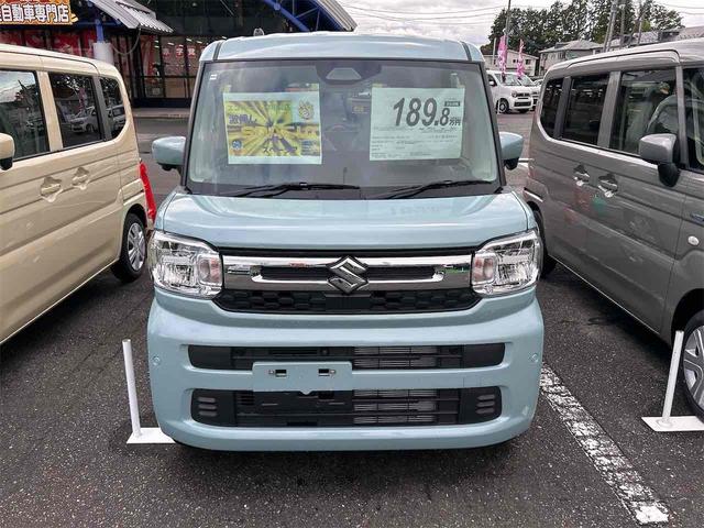 スペーシア ハイブリッドX 全周囲カメラ 両側電動スライドドア ナビ クリアランスソナー レーンアシスト オートライト スマートキー アイドリングストップ 電動格納ミラー シートヒーター ベンチシート CVT ESC USB(13枚目)