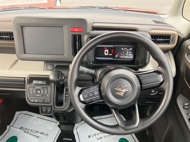 スペーシア ハイブリッドG 4WD 両側スライドドア クリアランスソナー レーンアシスト 衝突被害軽減システム オートライト LEDヘッドランプ スマートキー アイドリングストップ 電動格納ミラー シートヒーター ベンチシート(3枚目)