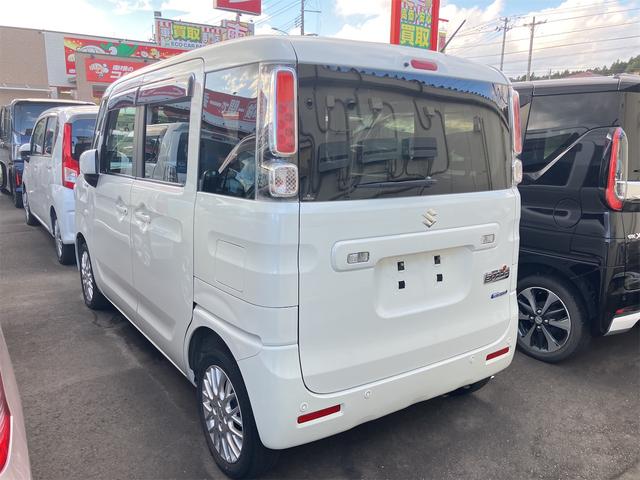 スペーシア ハイブリッドG 4WD 両側スライドドア クリアランスソナー レーンアシスト 衝突被害軽減システム オートライト スマートキー アイドリングストップ 電動格納ミラー シートヒーター ベンチシート CVT(13枚目)