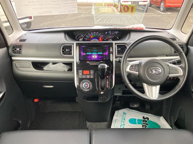 タント カスタムRS トップエディションSA 4WD バックカメラ 両側電動スライドドア 衝突被害軽減システム オートライト LEDヘッドランプ スマートキー アイドリングストップ 電動格納ミラー ベンチシート CVT 盗難防止システム ABS(2枚目)