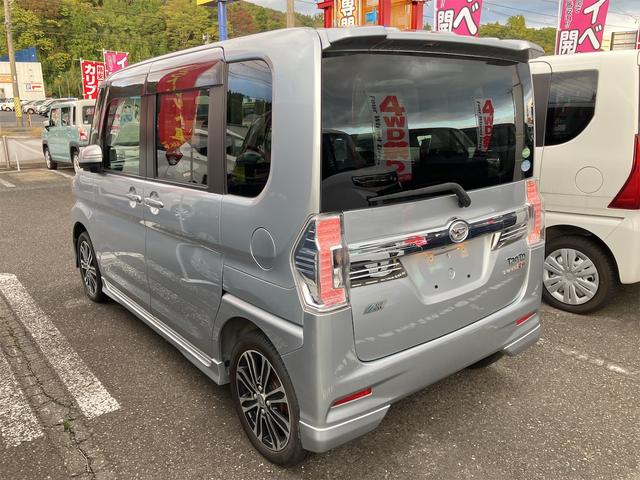 タント カスタムRS トップエディションSA 4WD バックカメラ 両側電動スライドドア 衝突被害軽減システム オートライト LEDヘッドランプ スマートキー アイドリングストップ 電動格納ミラー ベンチシート CVT 盗難防止システム ABS(13枚目)