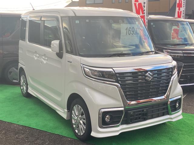 スペーシアカスタム ハイブリッドGS 4WD 両側スライド・片側電動 ナビ クリアランスソナー オートクルーズコントロール レーンアシスト 衝突被害軽減システム オートライト LEDヘッドランプ スマートキー アイドリングストップ(15枚目)