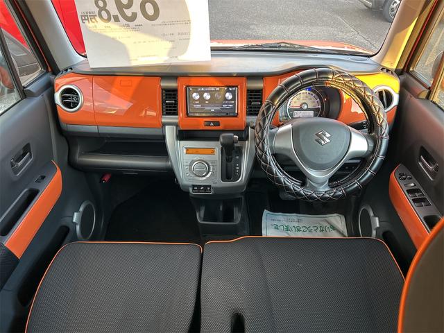 ハスラー X ETC ナビ 衝突被害軽減システム オートライト HID スマートキー アイドリングストップ 電動格納ミラー シートヒーター ベンチシート CVT 盗難防止システム ABS ESC CD(2枚目)