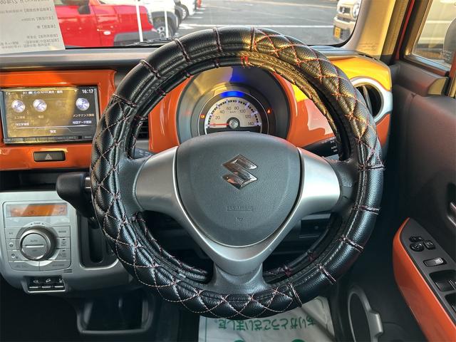 ハスラー X ETC ナビ 衝突被害軽減システム オートライト HID スマートキー アイドリングストップ 電動格納ミラー シートヒーター ベンチシート CVT 盗難防止システム ABS ESC CD(3枚目)