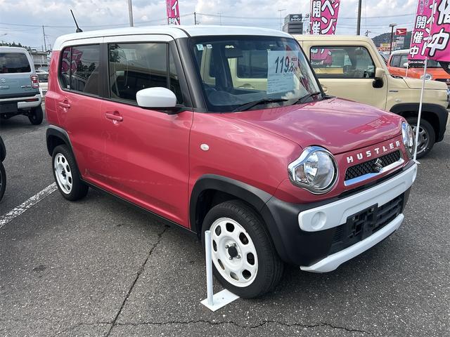 ハスラー G 4WD ドライブレコーダー バックカメラ ナビ レーンアシスト 衝突被害軽減システム スマートキー アイドリングストップ 電動格納ミラー シートヒーター ベンチシート CVT 盗難防止システム ABS(13枚目)