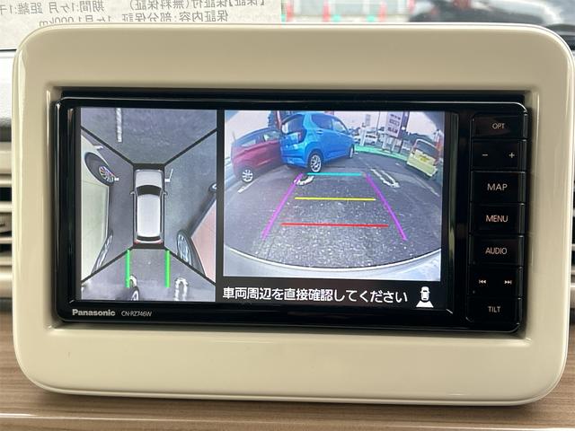 アルトラパン X 4WD ドライブレコーダー ETC 全周囲カメラ ナビ TV 衝突被害軽減システム オートライト HID スマートキー アイドリングストップ 電動格納ミラー シートヒーター ベンチシート CVT(4枚目)