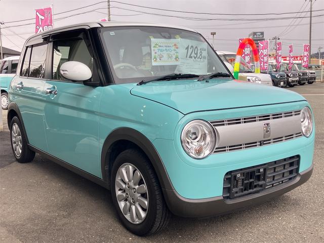 アルトラパン Ｘ　４ＷＤ　ＥＴＣ　全周囲カメラ　ナビ　ＴＶ　衝突被害軽減システム　オートライト　ＨＩＤ　スマートキー　アイドリングストップ　電動格納ミラー　シートヒーター　ベンチシート　ＣＶＴ　盗難防止システム　ＡＢＳ（13枚目）