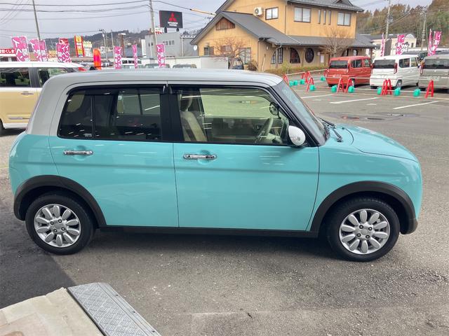 アルトラパン Ｘ　４ＷＤ　ＥＴＣ　全周囲カメラ　ナビ　ＴＶ　衝突被害軽減システム　オートライト　ＨＩＤ　スマートキー　アイドリングストップ　電動格納ミラー　シートヒーター　ベンチシート　ＣＶＴ　盗難防止システム　ＡＢＳ（14枚目）