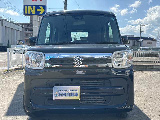 スペーシア ハイブリッドX 社外ナビ・フルセグ・Bluetooth・両側パワースライドドア・スズキセーフティサポート・ETC・レベライザー・4WD・プッシュスタート・前席シートヒーター・アイドリングストップ・エンジンスターター(2枚目)