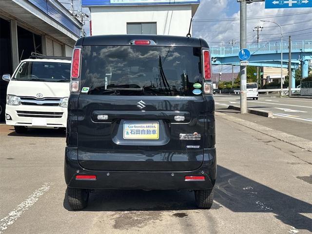 スペーシア ハイブリッドX 社外ナビ・フルセグ・Bluetooth・両側パワースライドドア・スズキセーフティサポート・ETC・レベライザー・4WD・プッシュスタート・前席シートヒーター・アイドリングストップ・エンジンスターター(3枚目)