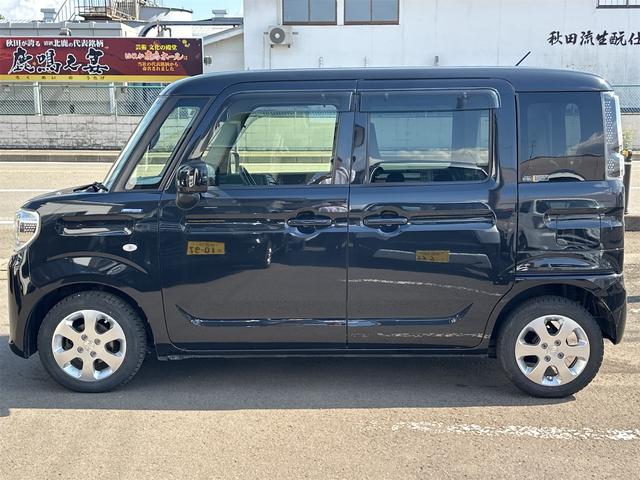 スペーシア ハイブリッドX 社外ナビ・フルセグ・Bluetooth・両側パワースライドドア・スズキセーフティサポート・ETC・レベライザー・4WD・プッシュスタート・前席シートヒーター・アイドリングストップ・エンジンスターター(5枚目)