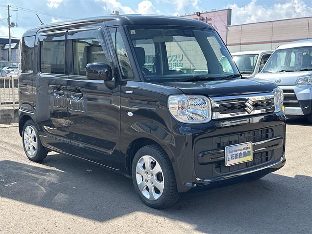 スペーシア ハイブリッドX 社外ナビ・フルセグ・Bluetooth・両側パワースライドドア・スズキセーフティサポート・ETC・レベライザー・4WD・プッシュスタート・前席シートヒーター・アイドリングストップ・エンジンスターター(7枚目)