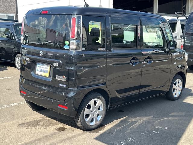 スペーシア ハイブリッドX 社外ナビ・フルセグ・Bluetooth・両側パワースライドドア・スズキセーフティサポート・ETC・レベライザー・4WD・プッシュスタート・前席シートヒーター・アイドリングストップ・エンジンスターター(8枚目)