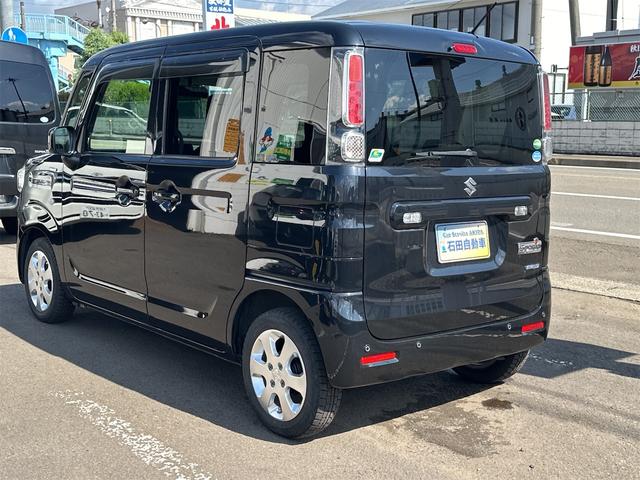 スペーシア ハイブリッドX 社外ナビ・フルセグ・Bluetooth・両側パワースライドドア・スズキセーフティサポート・ETC・レベライザー・4WD・プッシュスタート・前席シートヒーター・アイドリングストップ・エンジンスターター(9枚目)