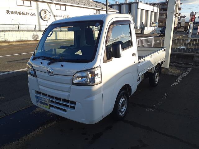 ハイゼットトラック スタンダード 4WD AT 4枚リーフスプリング 純正ラジオ 禁煙車 ワンオーナー マッド・バイザー 荷台マッド エアコン パワステ スペアキー(7枚目)