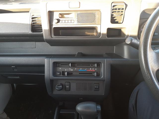 ハイゼットトラック スタンダード 4WD AT 4枚リーフスプリング 純正ラジオ 禁煙車 ワンオーナー マッド・バイザー 荷台マッド エアコン パワステ スペアキー(14枚目)