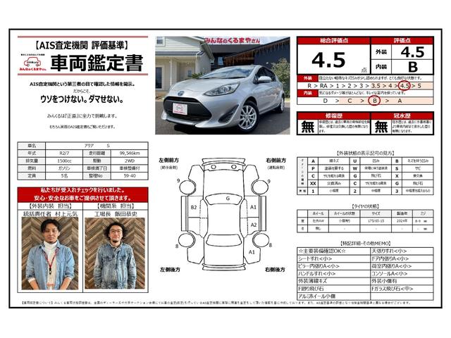 アクア S トヨタセーフティーセンス搭載!衝突軽減ブレーキ!レーンキープ!純正地デジナビ!Bluetooth&フロントAUX接続!オートハイビーム機能付きLEDヘッドライト!キーレスキー!禁煙車!1年保証付き!(3枚目)