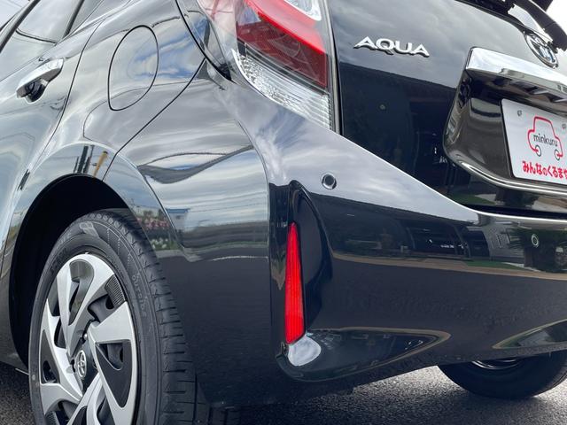 アクア Sスタイルブラック 地デジナビ!バックカメラ!Bluetooth&フロントAUX接続!CD再生!前後コーナーセンサー!衝突軽減ブレーキ!レーンキープ!スマキー2個有り!禁煙車!外装内装の状態の良さに自信あり♪1年保証付!(36枚目)