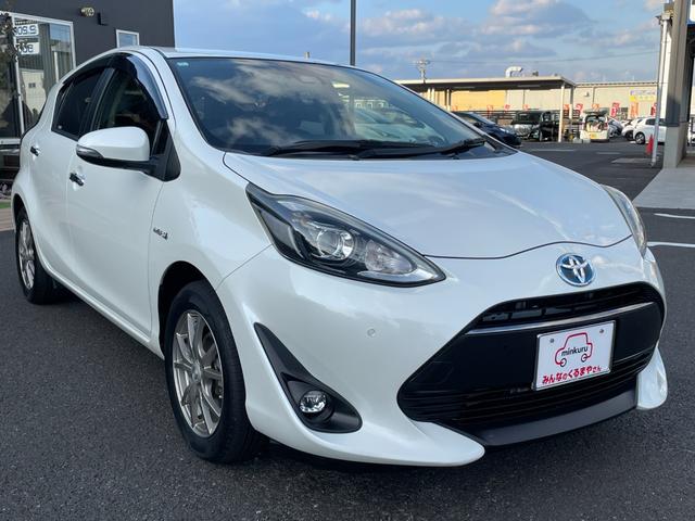 アクア Ｓスタイルブラック　前後コーナーセンサー！新品夏タイヤに交換済！９型フルセグナビ！Ｂｌｕｅｔｏｏｔｈ接続！パーキングサポートブレーキ！衝突軽減ブレーキ！レーンキープ！オートハイビーム！前席シートヒーター！１年保証付き！（18枚目）