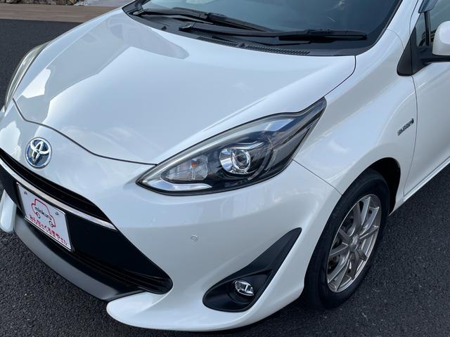 アクア Ｓスタイルブラック　前後コーナーセンサー！新品夏タイヤに交換済！９型フルセグナビ！Ｂｌｕｅｔｏｏｔｈ接続！パーキングサポートブレーキ！衝突軽減ブレーキ！レーンキープ！オートハイビーム！前席シートヒーター！１年保証付き！（32枚目）