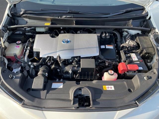 プリウス Ａ　９型フルセグナビ！Ｂｌｕｅｔｏｏｔｈ接続！バックカメラ！レーダークルコン！前後角センサ！パークアシスト！レインミラー！新品夏タイヤ交換済み！禁煙車！１年保証付き！ＡＩＳ鑑定書！（74枚目）