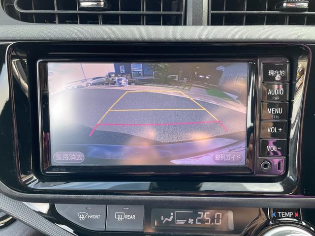 アクア Ｓスタイルブラック　純正７インチ地デジＳＤナビ！Ｂｌｕｅｔｏｏｔｈ＆フロントＡＵＸ接続！衝突軽減ブレーキ！レーンキープ！オートハイビーム付ＬＥＤライト！６スピーカー！アームレスト！禁煙車！１年保証付き！（8枚目）