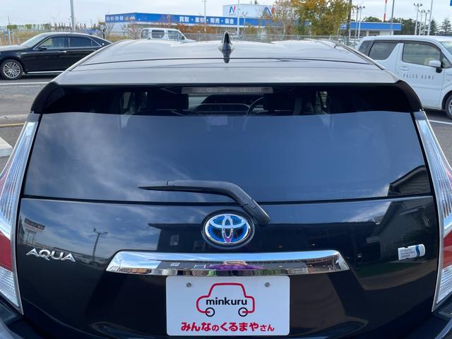 アクア Ｓスタイルブラック　純正７インチ地デジＳＤナビ！Ｂｌｕｅｔｏｏｔｈ＆フロントＡＵＸ接続！衝突軽減ブレーキ！レーンキープ！オートハイビーム付ＬＥＤライト！６スピーカー！アームレスト！禁煙車！１年保証付き！（39枚目）