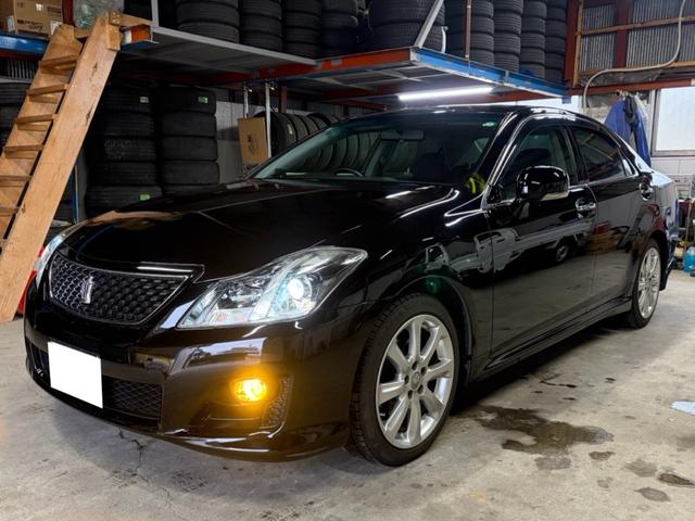 クラウン 2.5アスリート アニバーサリーエディション 純正8インチナビ バックカメラ 純正18インチAWスタッドレス 社外18インチAW クルコン デュアルエアコン HIDヘッド CD ETC パワーシート スマートキー 電格ミラー 盗難防止システム(8枚目)