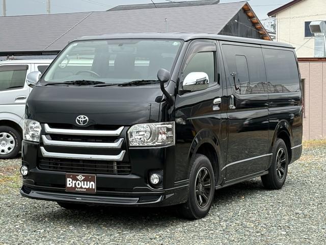 ハイエースバン スーパーGL ダークプライム 両スラ/寒冷地仕様/純正メモリーナビ/フルセグ/ETC/バックカメラ/モデリスタエアロ/LEDヘッドライト/リアヒーター/リアクーラー/イージークローザー/フロントフォグ(6枚目)