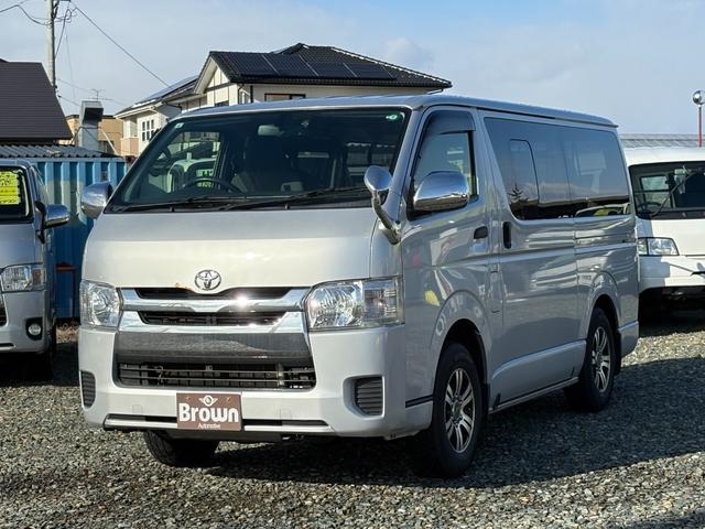 ハイエースバン ロングDX GLパッケージ 9人乗り/リアヒーター/ETC/純正ラジオ/AUX/中古スタッドレスタイヤ付属(6枚目)