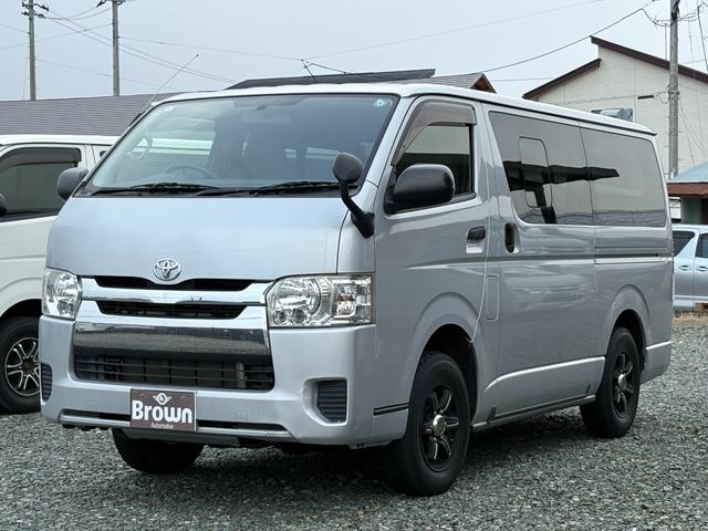 ハイエースバン ロングDX GLパッケージ ETC/MT/ラジオ/純正フロアマット/スライドサイドウィンドウ/12V電源ソケット/寒冷地仕様/純正ドアバイザー/USB2口/セパレーターバー(6枚目)