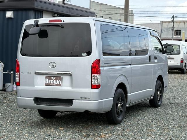 ハイエースバン ロングDX GLパッケージ ETC/MT/ラジオ/純正フロアマット/スライドサイドウィンドウ/12V電源ソケット/寒冷地仕様/純正ドアバイザー/USB2口/セパレーターバー(13枚目)