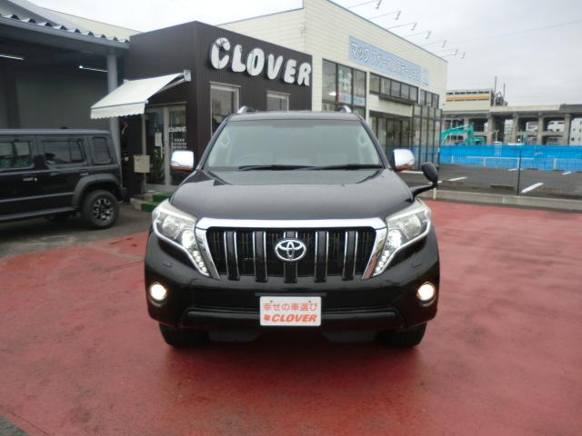 ランドクルーザープラド ＴＸ　アルジェントクロス　／４ＷＤ／サンルーフ／５人乗／純正ナビ／フルセグＴＶ／Ｂｌｕｅｔｏｏｔｈ／バックカメラ／ＥＴＣ／プッシュスタート／専用ホイール有（2枚目）